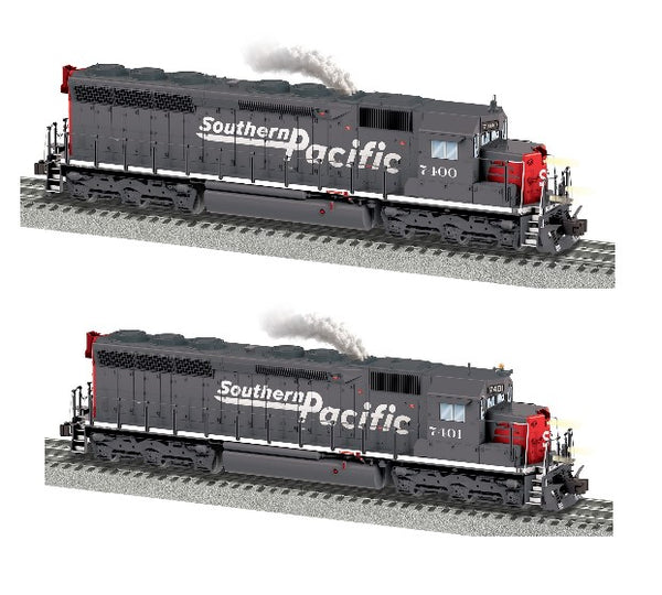 Lionel 2433571 Southern Pacific Locomotive Legacy SD45 #7400 AND 2433579 Southern Pacific Locomotive Superbass SD45 #7401 (Set of 2) O Scale Limited NEW