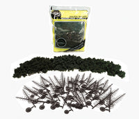 Woodland Scenics WDS TR1105 WDS1105 Conifer Green - 24/pkg O SCALE NEW