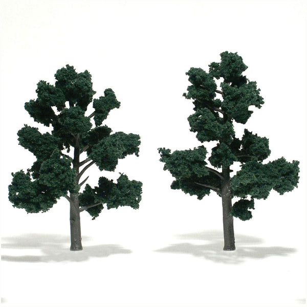 Woodland Scenics WDS TR1514 WDS1514 Dark Green trees - 2/pkg O SCALE NEW