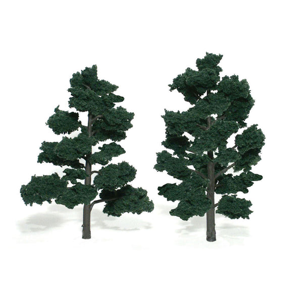 Woodland Scenics WDS TR1517 WDS1517 Dark Green TREES - 2/pkg O SCALE NEW