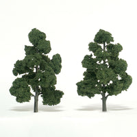 Woodland Scenics WDS TR1518 WDS1518 Medium Green Trees - 2/pkg O SCALE NEW