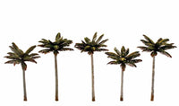 Woodland Scenics  WDS TR3597  WDS3597 Palm Trees - 5/pkg O SCALE NEW