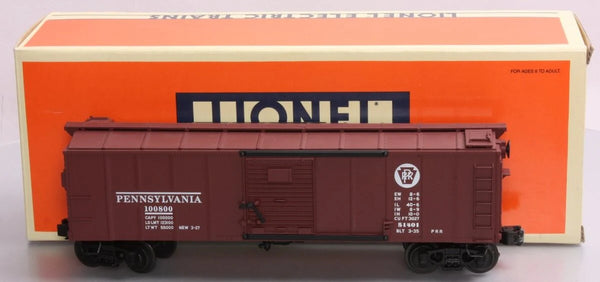 Lionel 6-51401 Pennsylvania PRR Boxcar #100800 O SCALE NEW