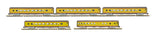 MTH 70-65041 Union Pacific UP 3-Car Streamlined Passenger Car Set, 70-67041 Streamlined Passenger Coach, 70-68041 Streamlined Passenger Observation Car PREORDER Limited  NEW