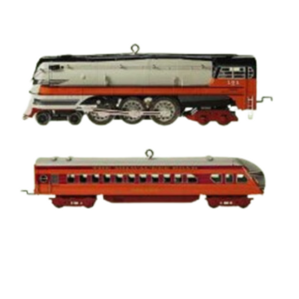 Hallmark Ornament 2004 Lionel Hiawatha 1939 Steam Locomotive and Observation Car