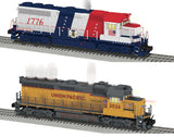 Lionel 2633810 BRADY'S CUSTOM WESTERN PACIFIC WP VISION GP40-2 #1776 AND 2633820 UNION PACIFIC UP VISION BREAKDOWN GP40-2 #2026 LIMITED O Scale (Set of 2) PREORDER O Scale NEW