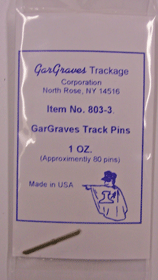 GarGraves 803-3 Track Pins 1oz