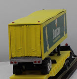 K-Line K-22050 Puritan Trailer and Flat Car Withv Tractor O SCALE Used