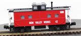 MTH 30-4159C RAILKING Mon Valley Works Steel Caboose O SCALE Like New