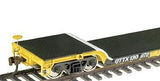 Walthers  Gold Line 932-7881 QTTX Depressed Center Flat Car #130972 HO Scale Like New