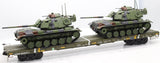 MTH Premier 20-92282C U.S. Army 60 Flat Car w/(2) M60 Tanks O SCALE Like New