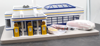 MTH Railking 30-9195 Sunoco Operating Gas Station O SCALE NEW