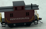 Bachmann 18414 Pennsylvania PRR Bobber Caboose HO SCALE Used Excellent Damaged Box