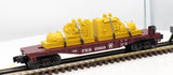Lionel 6-26629 PRR Flat Car Three Rivers w/generator load O Scale Like New
