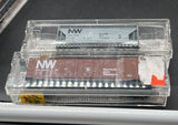 MICRO TRAINS 92050 75030 SET OF 2 NORFOLK WESTERN N&W CARS -- HOPPER & BOXCAR N SCALE Like New