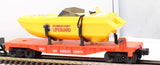 Lionel 6-16970 LOS ANGELES LA COUNTY Flatcar with Operating Lifeguard Boat #6424 O Scale Used Excellent