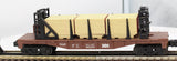 Lionel 6-16333 Frisco Bulkhead Flatcar w/load O SCALE Like New