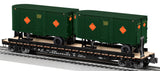 Lionel 6-27067 REA Scale c&o PS-4 Flatcar with Piggyback Trailers O SCALE NEW