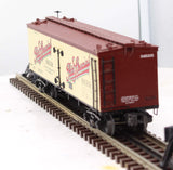 MTH Premier 20-94313 Fort Pitt Brewing 36' Woodsided Reefer Car O SCALE (2 steps broken off one side) Used