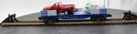 K Line K661-1431 O Gauge Flatcar with '98 Ford Pickup and Figures 10 O SCALE Like New