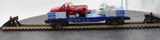 K Line K661-1431 O Gauge Flatcar with '98 Ford Pickup and Figures 10 O SCALE Like New