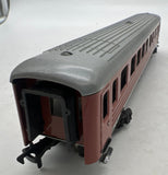 Fleischmann 1414J Swedish State Railways SJ Passenger Coach Car Brown HO SCALE Used Excellent Damaged Box