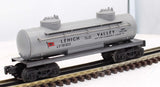 Lionel 6-16103 Lehigh Valley 2 dome Tank Car O SCALE Like New