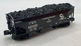 Lionel 6-17036 Chesapeake & Ohio C&O 50 Ton Offset Die-Cast Hopper O SCALE Like New