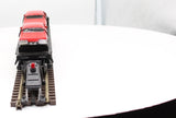 MTH Railking 30-7639 Auto Transportation Flat Car w/1968 GTO Color- Red O SCALE Like New