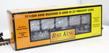 MTH Railking 30-7253 Pittsburgh & Lake Erie Gondola Car w/LCL Containers #40582 O SCALE Like New