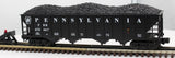 MTH Premier 20-90003d Pennsylvania Premier 4 Bay Hopper W/Coal Load O SCALE Like New