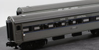 MTH Railking 30-6024 New York Central 2-Car O-27 Streamlined Combo/Diner Set O SCALE Used Excellent Damaged Box
