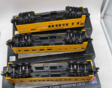 MTH 33-6239, 33-6240, 33-6241, 33-6242 Pittsburgh Steelers Passenger Car Set (Set of 4) O Scale Like New
