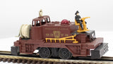 Lionel 6-8379 PRR motorized Fire Car O SCALE Like New