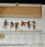 Preiser 71 On The Beach Figures HO Scale Like New