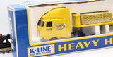K-Line K-81073TT Quickrete Tractor & Flatbed O SCALE Like New