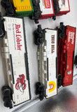 Lionel 6-8160set BURGER KING GP-20 Diesel Locomotive with 7 Fast Food Cars 1980s Train Set O SCALE Used Excellent No Box