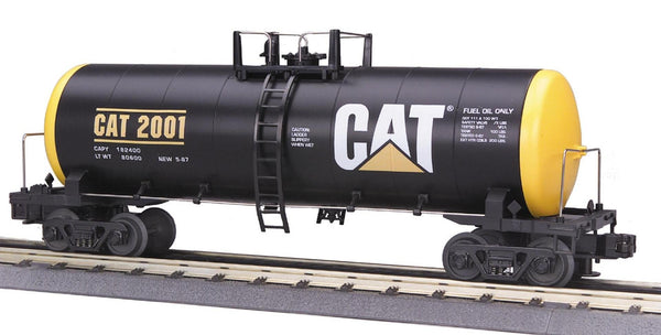 MTH Railking 30-7337 Caterpillar CAT Modern Tank Car O SCALE Like New