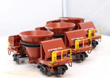 MTH Premier 20-90041 Pittsburgh 3-Car Slag Car Set O SCALE Like New