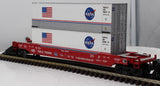 MTH Railking 30-76018 NASA Husky Stack Car O SCALE Like New