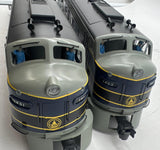 K-Line  K-28101  Baltimore Ohio B & O E-8  AA Diesel Engine Set TMCC O SCALE Used Excellent As is see notes Damaged Box