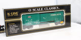 K-Line K764-4091 Pittsburgh & Lake Erie Scale Boxcar O SCALE Like New
