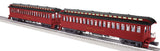Lionel 2227090 Boston & Maine Woodside Passenger Car Pack 1, 2227100 Pack 2 AND 2227200  Wood Coach/Combine 2-Pack (Set of 6 cars) O Scale NEW