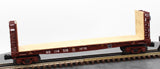 MTH Railking 30-76455 Norfolk Southern Flat Car - w/Bulkheads O SCALE Used Excellent