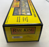 MTH Railking 30-76055 Chessie Flat Car w/ 2000 Ford Thunderbirds (yellow) O SCALE Like New
