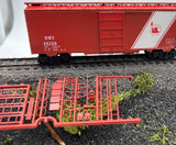 Accurate Finishing KIT 1002 HO Scale 40' SD Box Car CNJ 20726 Central of New Jersey HO SCALE Used Excellent