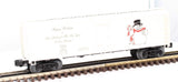 Weaver CMPX1997 Happy Holidays Snowman Box Car O SCALE Like New