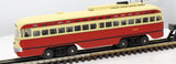 MTH Railking 30-5153-1 Cleveland PCC Electric Street Car With Proto-Sound 3.0 O SCALE Like New