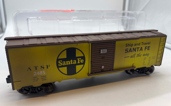 Menards 279-4412 Santa Fe Weathered Boxcar O SCALE Like New