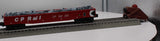 MTH 30-7009E CP Rail Gondola RailKing W JUNK LOAD O Scale Like New